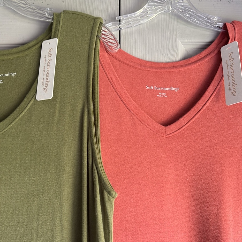 Soft Surroundings Sleeveless Tops XL NWT
Two for One BOGO